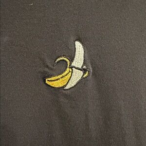 ONLY & SONS Black Tee with Banana Detail